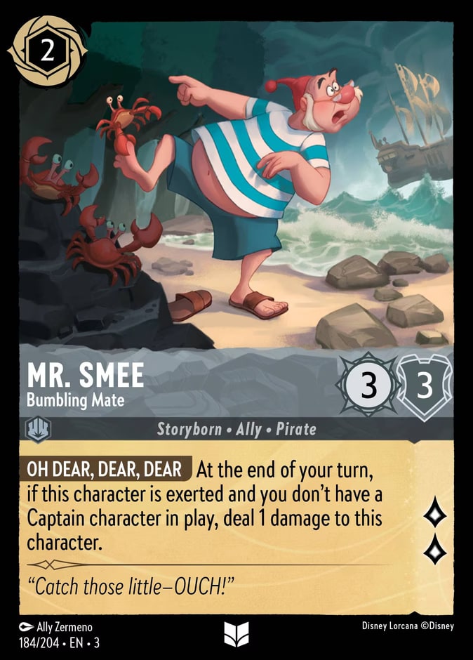 Mr. Smee - Bumbling Mate, Into the Inklands 184/204