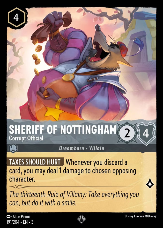 Sheriff of Nottingham - Corrupt Official, Into the Inklands 191/204