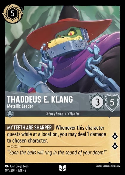 Thaddeus E. Klang - Metallic Leader, Into the Inklands 194/204