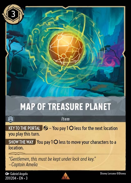 Map of Treasure Planet, Into the Inklands 201/204