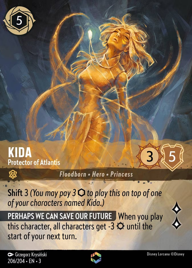 Kida - Protector of Atlantis (Enchanted), Into the Inklands 206/204
