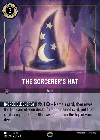 The Sorcerer's Hat (Enchanted), Into the Inklands 210/204