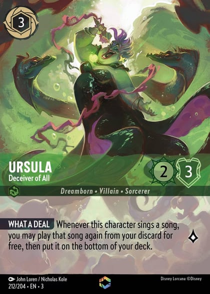 Ursula - Deceiver of All (Enchanted), Into the Inklands 212/204