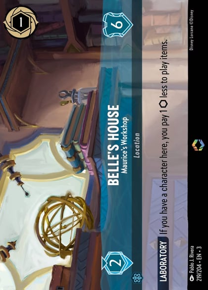 Belle's House - Maurice's Workshop (Enchanted), Into the Inklands 219/204