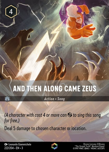 And Then Along Came Zeus (Enchanted), Into the Inklands 222/204