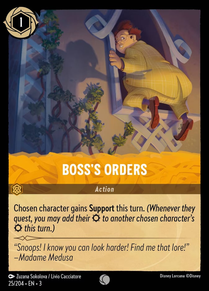 Boss's Orders, Into the Inklands 25/204