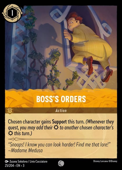 Boss's Orders, Into the Inklands 25/204