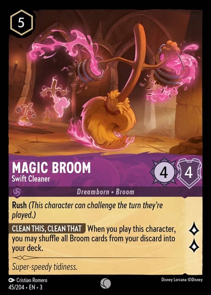 Magic Broom - Swift Cleaner, Into the Inklands 45/204