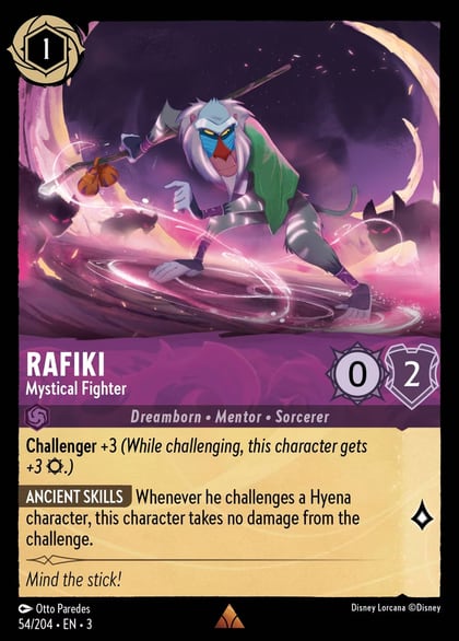 Rafiki - Mystical Fighter, Into the Inklands 54/204
