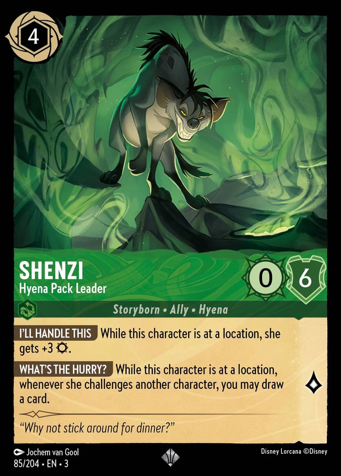 Shenzi - Hyena Pack Leader, Into the Inklands 85/204
