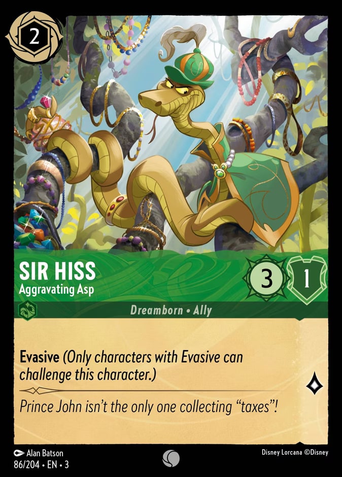 Sir Hiss - Aggravating Asp, Into the Inklands 86/204