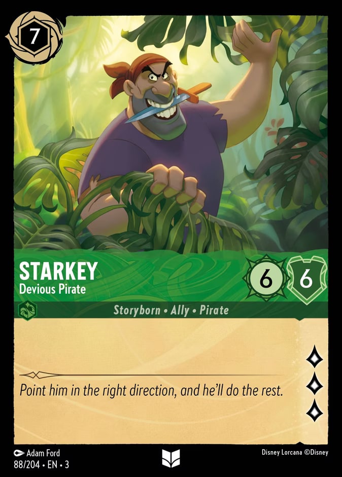 Starkey - Devious Pirate, Into the Inklands 88/204
