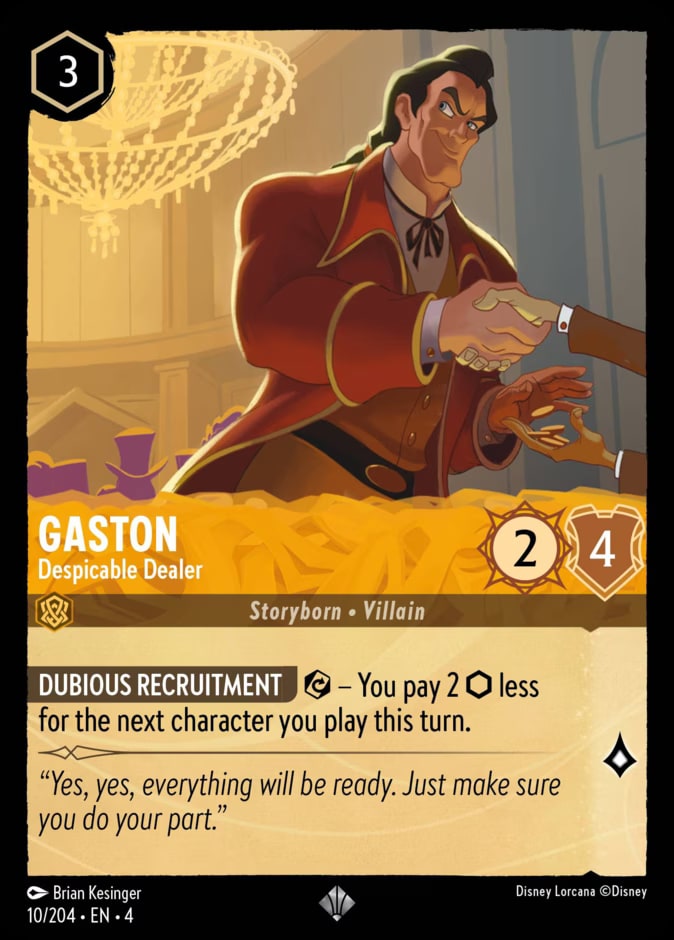 Gaston - Despicable Dealer, Ursula's Return 10/204