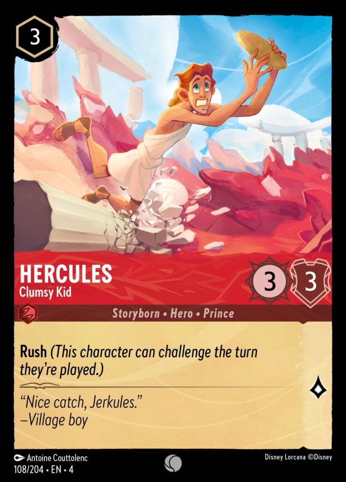 Hercules - Clumsy Kid, Ursula's Return 108/204