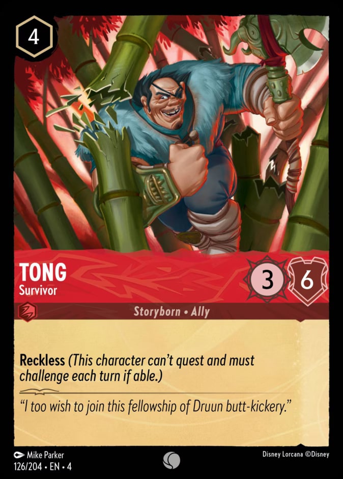 Tong - Survivor, Ursula's Return 126/204