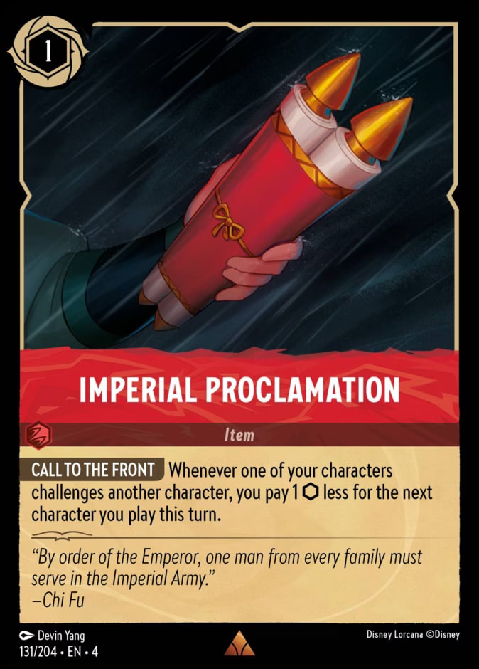 Imperial Proclamation, Ursula's Return 131/204