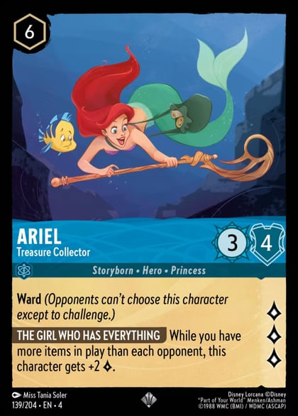 Ariel - Treasure Collector, Ursula's Return 139/204