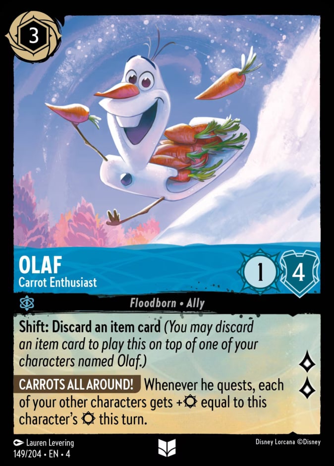 Olaf - Carrot Enthusiast, Ursula's Return 149/204