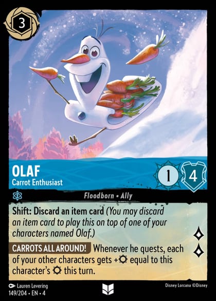 Olaf - Carrot Enthusiast, Ursula's Return 149/204