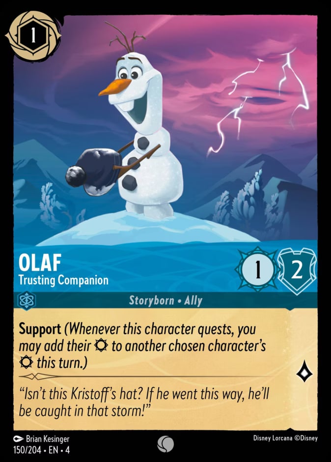 Olaf - Trusting Companion, Ursula's Return 150/204