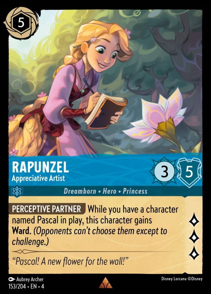 Rapunzel - Appreciative Artist, Ursula's Return 153/204