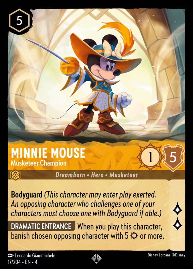 Minnie Mouse - Musketeer Champion, Ursula's Return 17/204