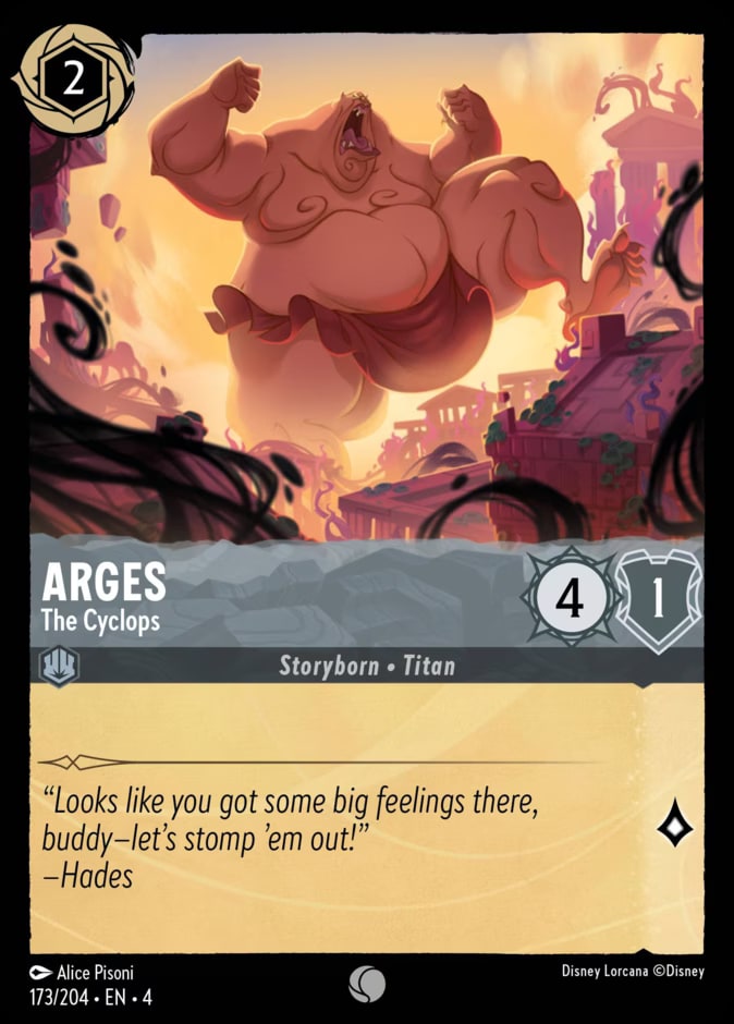 Arges - The Cyclops, Ursula's Return 173/204