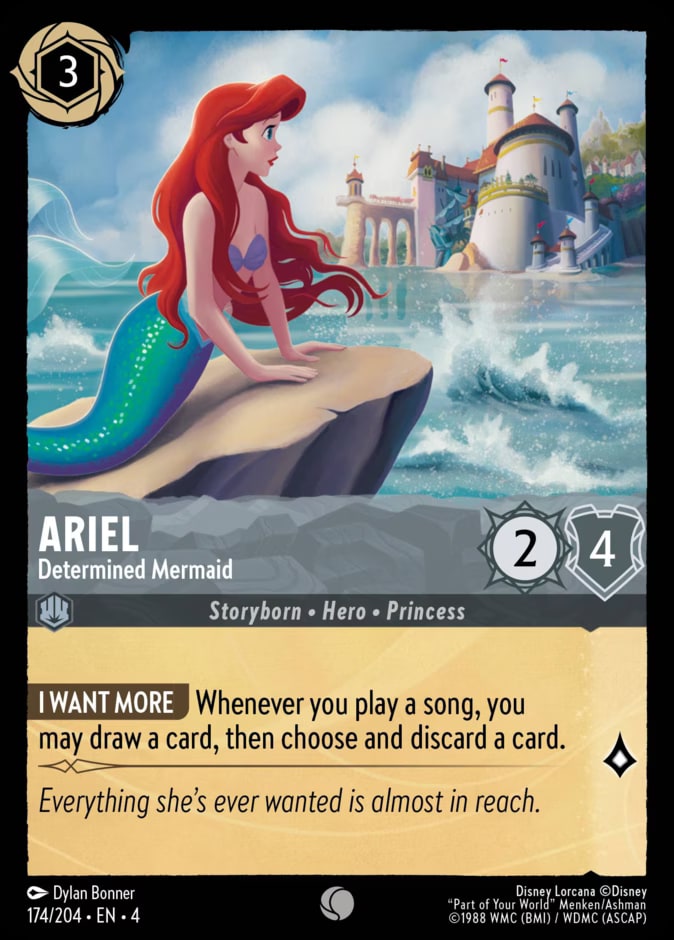 Ariel - Determined Mermaid, Ursula's Return 174/204