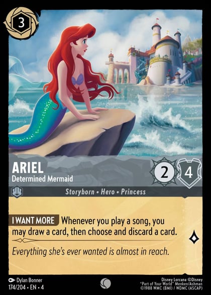 Ariel - Determined Mermaid, Ursula's Return 174/204
