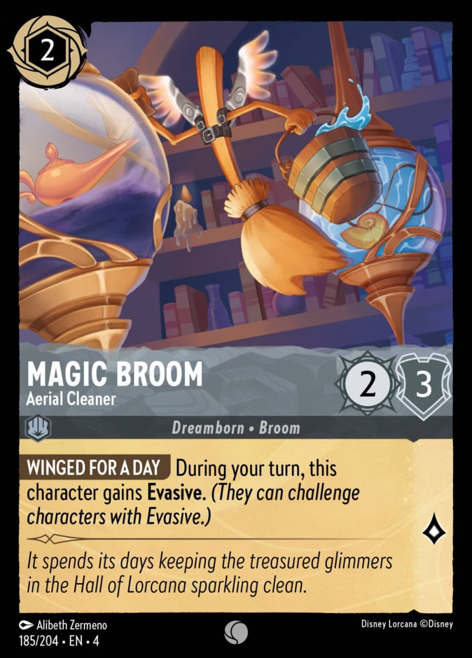 Magic Broom - Aerial Cleaner, Ursula's Return 185/204