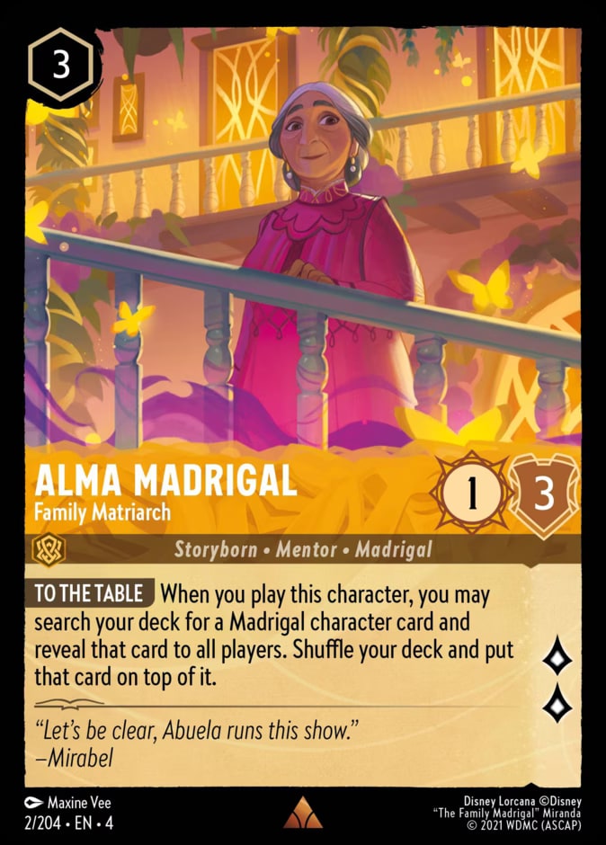 Alma Madrigal - Family Matriarch, Ursula's Return 2/204