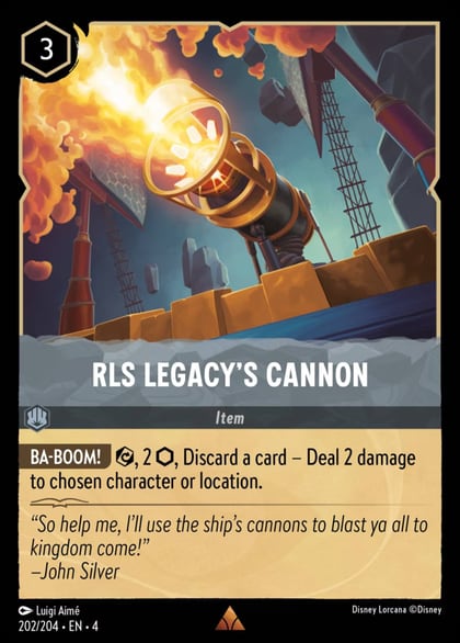RLS Legacy's Cannon, Ursula's Return 202/204