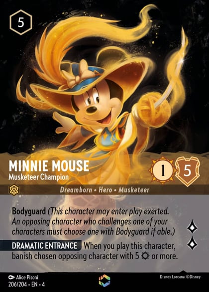 Minnie Mouse - Musketeer Champion (Enchanted), Ursula's Return 206/204