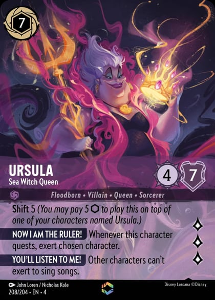 Ursula - Sea Witch Queen (Enchanted), Ursula's Return 208/204