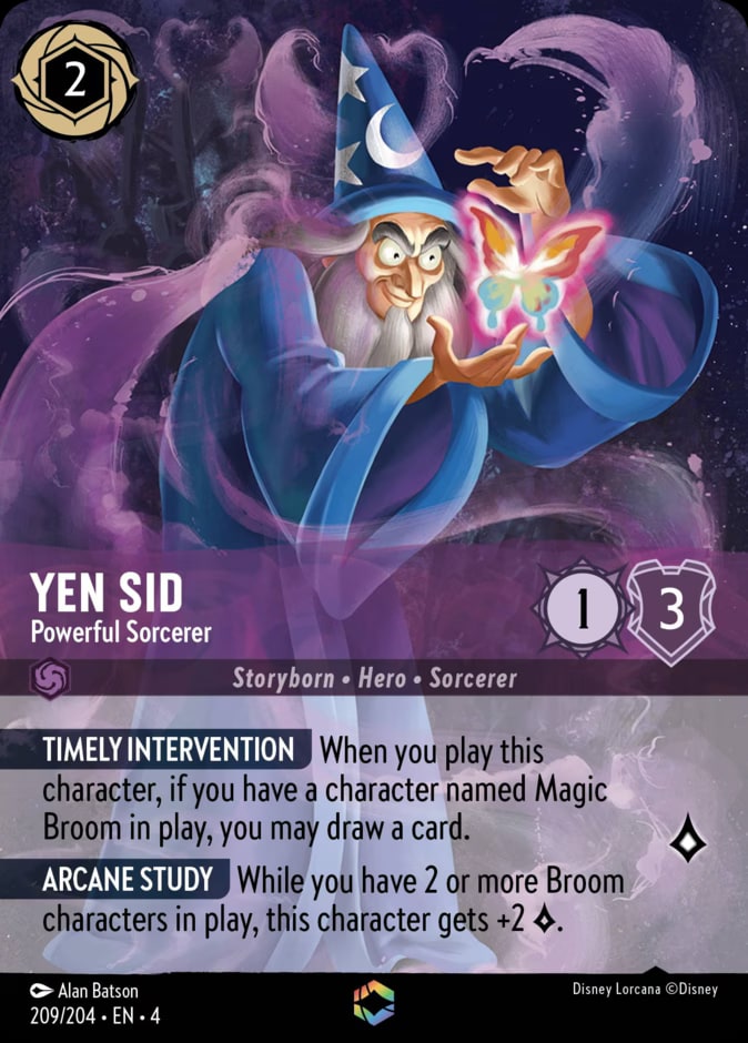 Yen Sid - Powerful Sorcerer (Enchanted), Ursula's Return 209/204