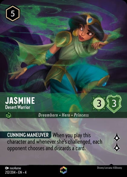 Jasmine - Desert Warrior (Enchanted), Ursula's Return 212/204