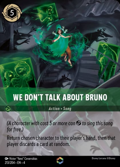 We Don't Talk About Bruno (Enchanted), Ursula's Return 213/204