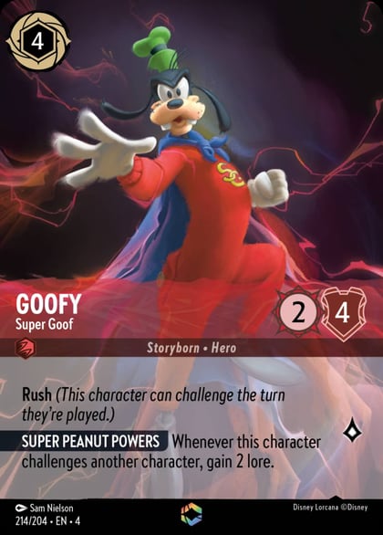 Goofy - Super Goof (Enchanted), Ursula's Return 214/204
