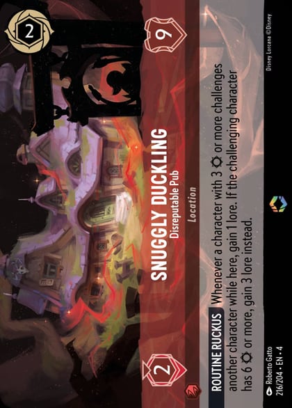 Snuggly Duckling - Disreputable Pub (Enchanted), Ursula's Return 216/204