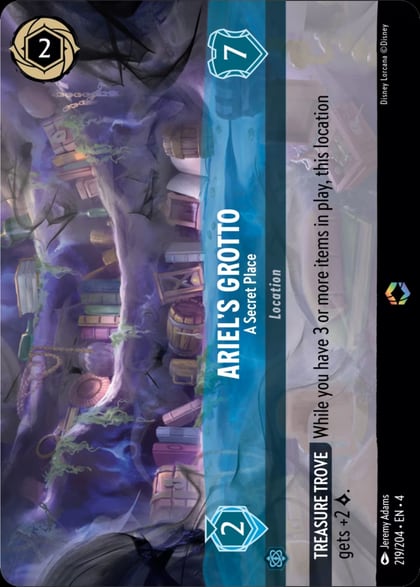 Ariel's Grotto - A Secret Place (Enchanted), Ursula's Return 219/204