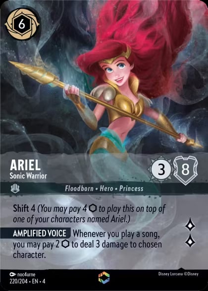 Ariel - Sonic Warrior (Enchanted), Ursula's Return 220/204