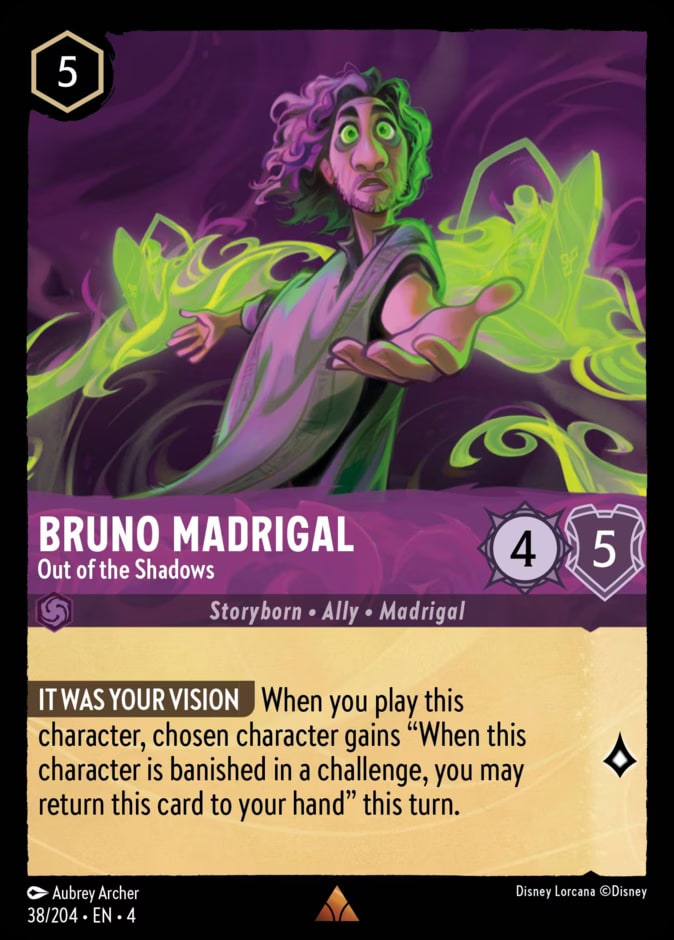 Bruno Madrigal - Out of the Shadows, Ursula's Return 38/204