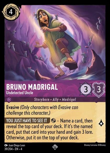 Bruno Madrigal - Undetected Uncle, Ursula's Return 39/204