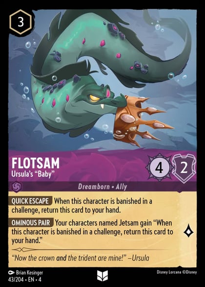 Flotsam - Ursula's "Baby", Ursula's Return 43/204