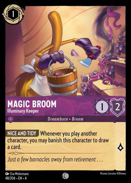 Magic Broom - Illuminary Keeper, Ursula's Return 48/204