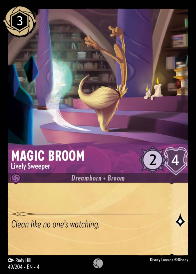Magic Broom - Lively Sweeper, Ursula's Return 49/204
