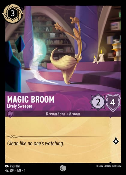 Magic Broom - Lively Sweeper, Ursula's Return 49/204