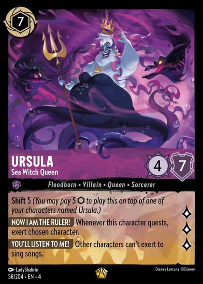 Ursula - Sea Witch Queen, Ursula's Return 58/204