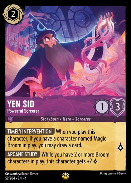 Yen Sid - Powerful Sorcerer, Ursula's Return 59/204