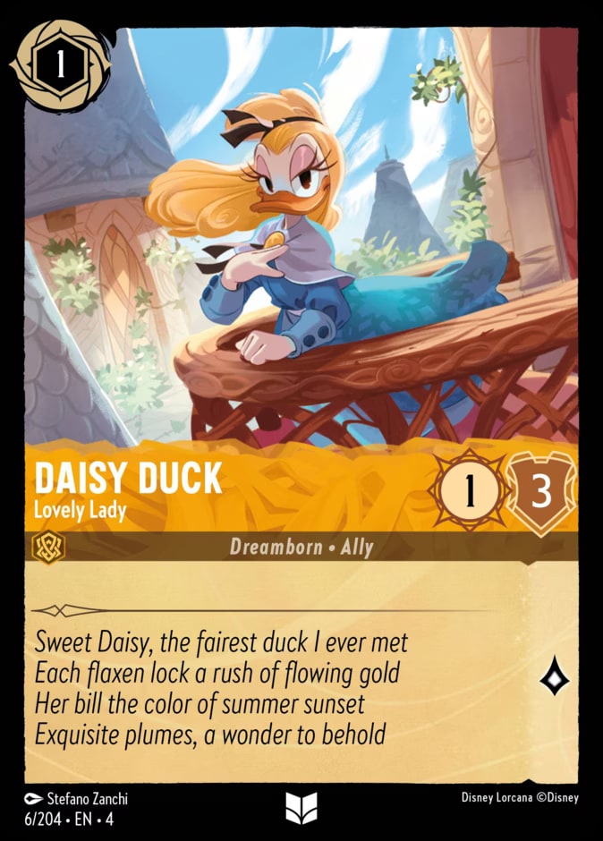 Daisy Duck - Lovely Lady, Ursula's Return 6/204